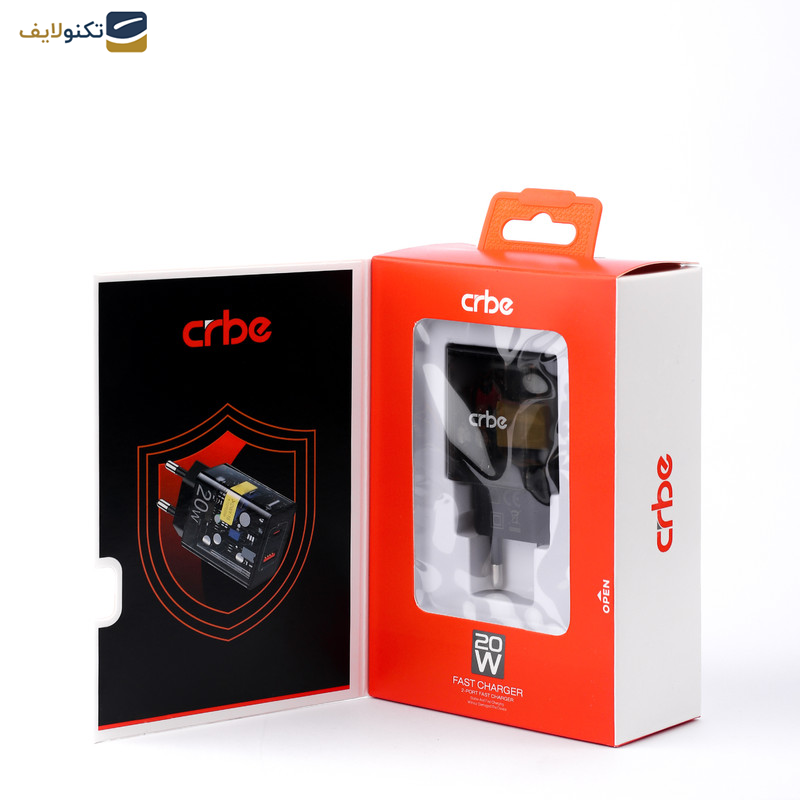 شارژر دیواری 20 وات کربی مدل CR-R105 شارژر دیواری 20 وات کربی مدل CR-R105