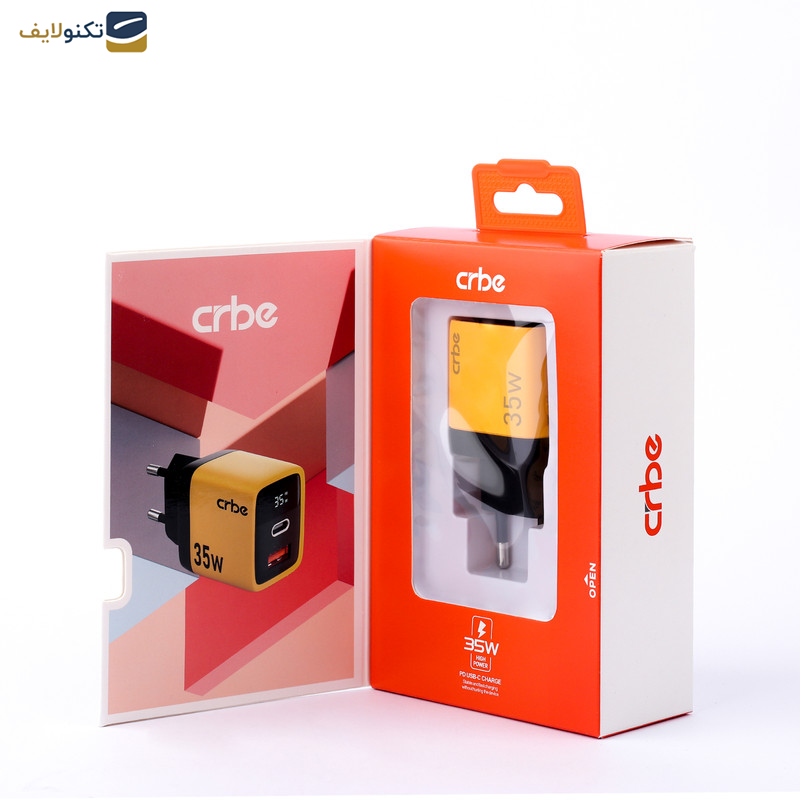 شارژر دیواری 35 وات کربی مدل CR-R107 شارژر دیواری 35 وات کربی مدل CR-R107