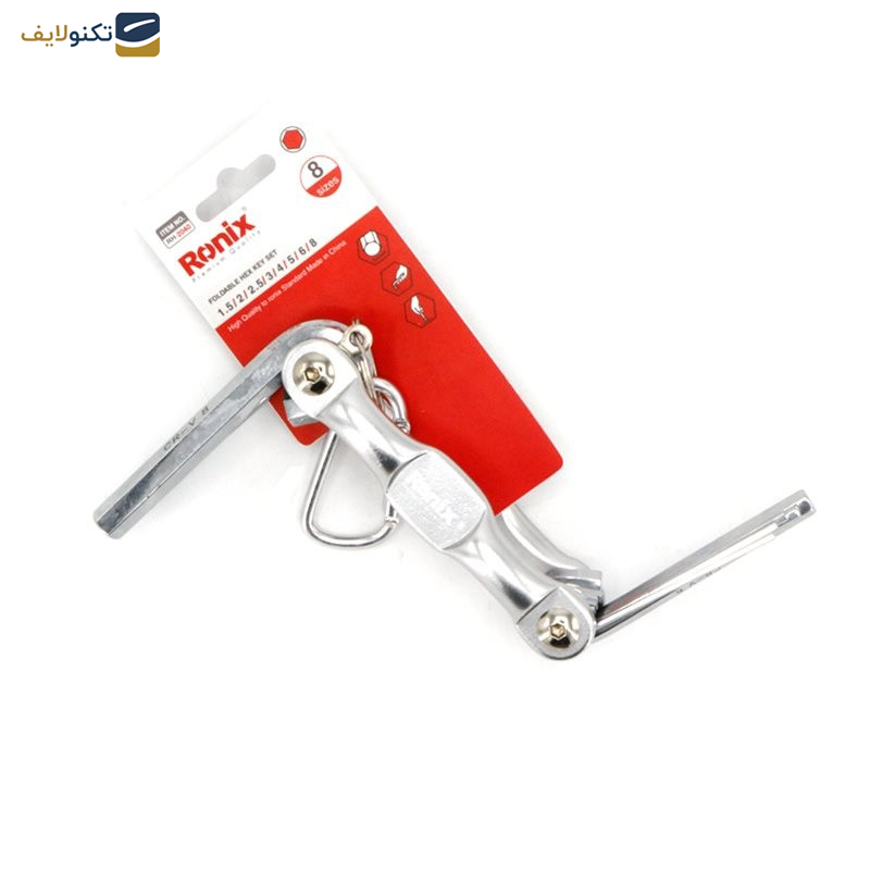مجموعه 8 عددی آچار آلن رونیکس مدل RON-2040