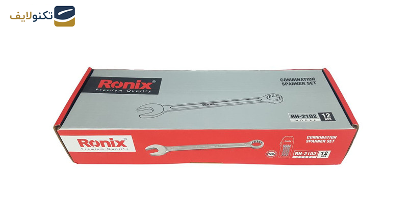 مجموعه 12 عددی آچار یک سر تخت یک سر رینگی رونیکس مدل RH-2102 مجموعه 12 عددی آچار یک سر تخت یک سر رینگی رونیکس مدل RH-2102