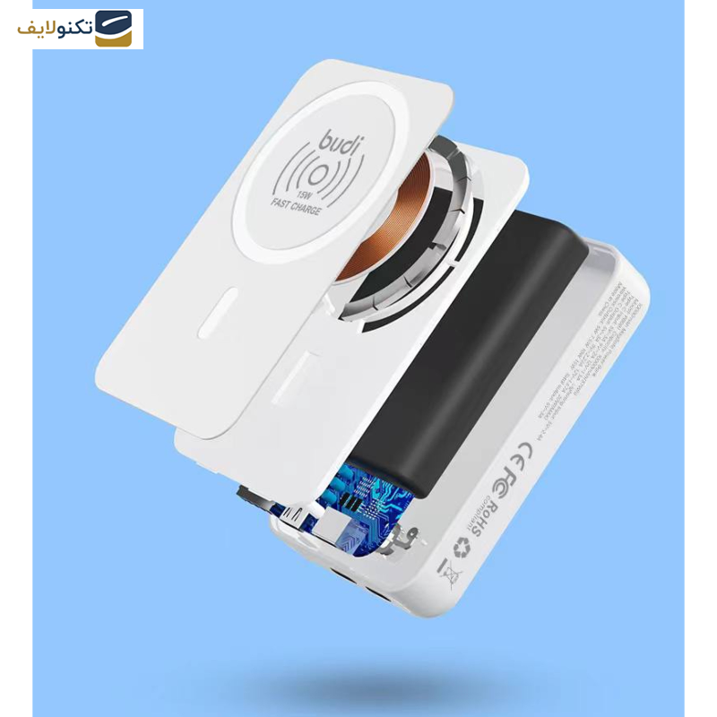پاور بانک بودی مدل PB081W ظرفیت 10000 میلی آمپر ساعت پاور بانک بودی مدل PB081W ظرفیت 10000 میلی آمپر ساعت