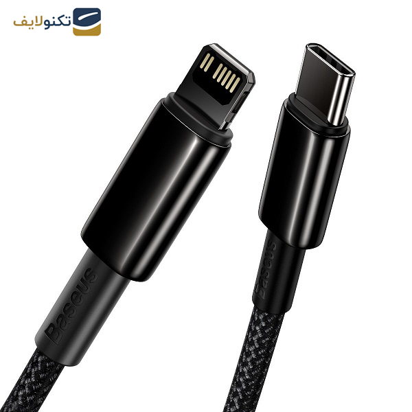 کابل تبدیل USB-C به لایتنینگ باسئوس مدل CATLWJ-01 20W طول 1متر کابل تبدیل USB-C به لایتنینگ باسئوس مدل CATLWJ-01 20W طول 1متر