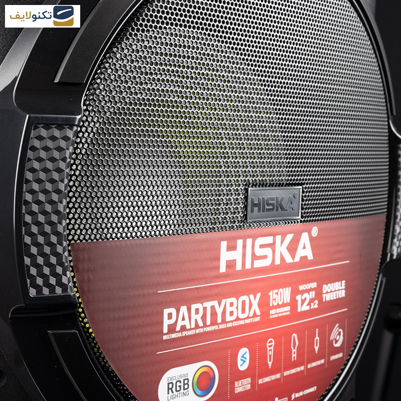 اسپیکر بلوتوثی هیسکا مدل 1016 اسپیکر بلوتوثی هیسکا مدل 1016