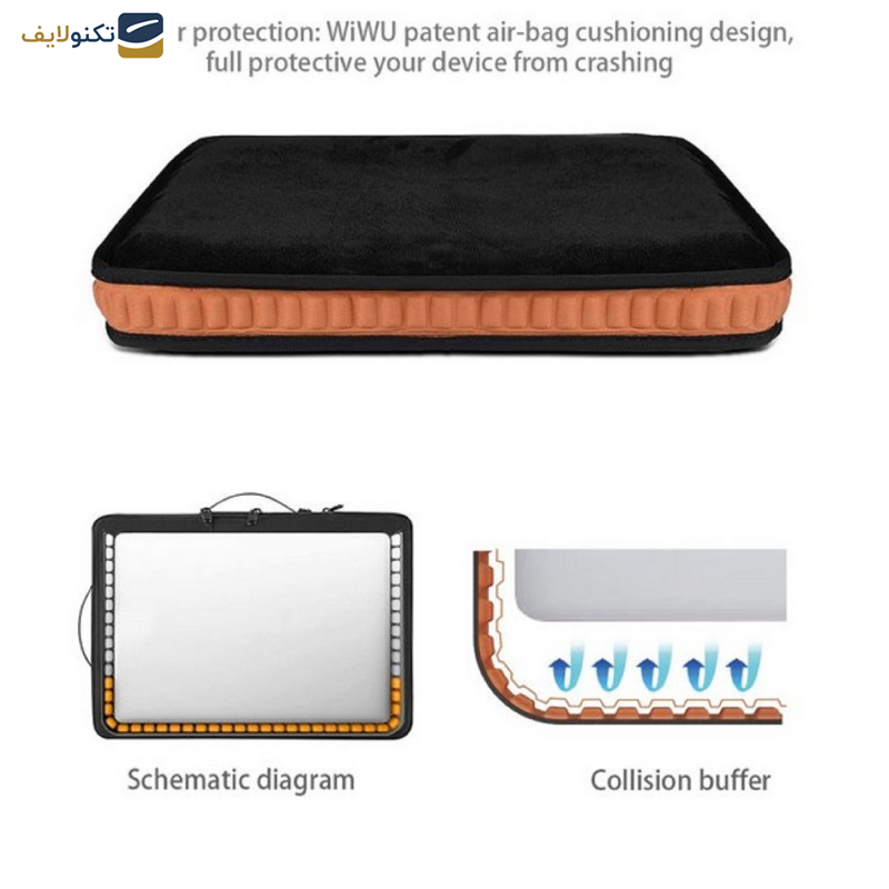 کیف لپ تاپ ویوو مدل Alpha slime sleeve مناسب برای لپ تاپ 14 اینچی  کیف لپ تاپ ویوو مدل Alpha slime sleeve مناسب برای لپ تاپ 14 اینچی