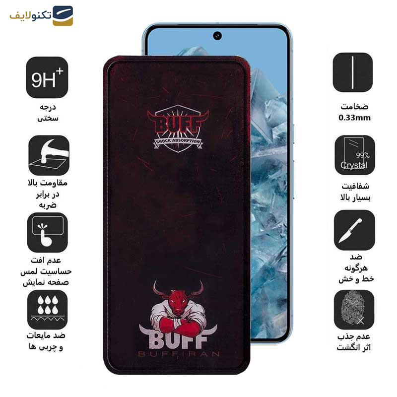 محافظ صفحه نمایش بوف مدل Muscle-Bull مناسب برای گوشی موبایل گوگل Pixel 8 Pro/ 7 Pro محافظ صفحه نمایش بوف مدل Muscle-Bull مناسب برای گوشی موبایل گوگل Pixel 8 Pro/ 7 Pro
