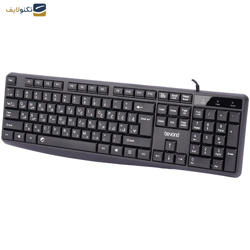 کیبورد و ماوس با سیم بیاند مدل BEYOND BMK-3375  کیبورد و ماوس با سیم بیاند مدل BEYOND BMK-3375