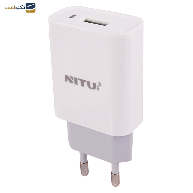 شارژر دیواری 12 وات نیتو مدل TC066 به همراه کابل لایتنینگ  شارژر دیواری 12 وات نیتو مدل TC066 به همراه کابل لایتنینگ