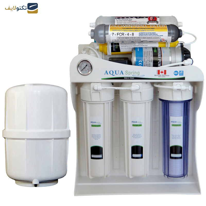 دستگاه تصفیه کننده آب آکوآ اسپرینگ مدل RO-SF5580 به همراه فیلتر تصفیه آب مجموعه 4 عددی دستگاه تصفیه کننده آب آکوآ اسپرینگ مدل RO-SF5580 به همراه فیلتر تصفیه آب مجموعه 4 عددی