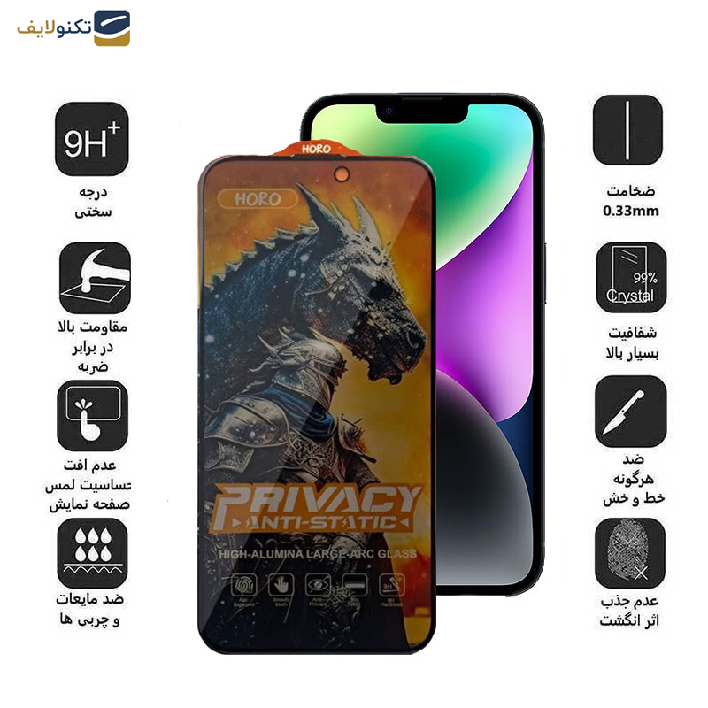 محافظ صفحه نمایش حریم شخصی اپیکوی مدل Knight Privacy مناسب برای گوشی موبایل اپل iPhone 13/ 13 Pro/ 14 محافظ صفحه نمایش حریم شخصی اپیکوی مدل Knight Privacy مناسب برای گوشی موبایل اپل iPhone 13/ 13 Pro/ 14