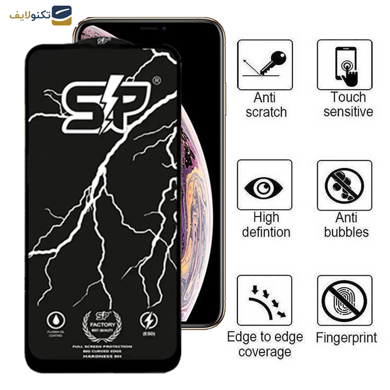 محافظ صفحه نمایش اپیکوی مدل SP Factory مناسب برای گوشی موبایل اپل iPhone 11 Pro Max/Xs max محافظ صفحه نمایش اپیکوی مدل SP Factory مناسب برای گوشی موبایل اپل iPhone 11 Pro Max/Xs max