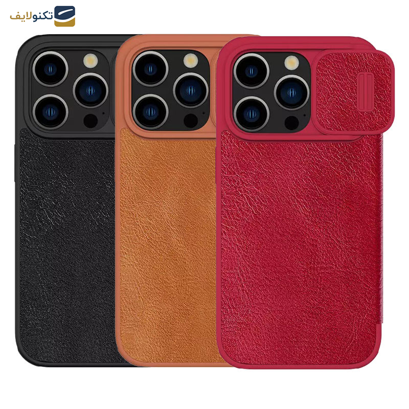 کیف کلاسوری نیلکین مدل Qin Pro Leather مناسب برای گوشی موبایل اپل iPhone 15 Pro Max کیف کلاسوری نیلکین مدل Qin Pro Leather مناسب برای گوشی موبایل اپل iPhone 15 Pro Max