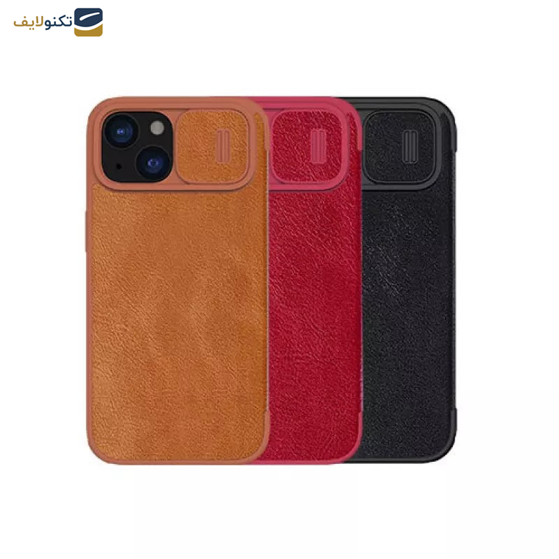کیف کلاسوری نیلکین مدل Qin Pro Leather مناسب برای گوشی موبایل اپل iPhone 15  کیف کلاسوری نیلکین مدل Qin Pro Leather مناسب برای گوشی موبایل اپل iPhone 15