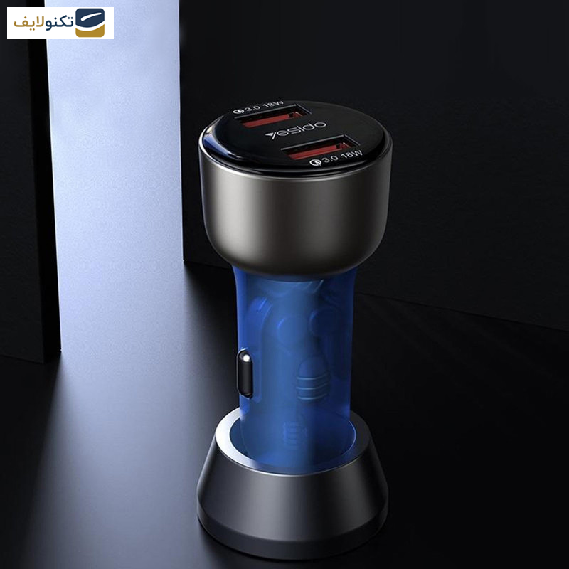 شارژر فندکی 36 وات یسیدو مدل Y51  شارژر فندکی 36 وات یسیدو مدل Y51