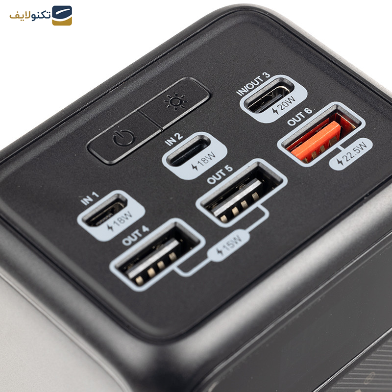 پاوربانک هیسکا مدل HP-510PD ظرفیت 50000 میلی آمپر ساعت پاوربانک هیسکا مدل HP-510PD ظرفیت 50000 میلی آمپر ساعت