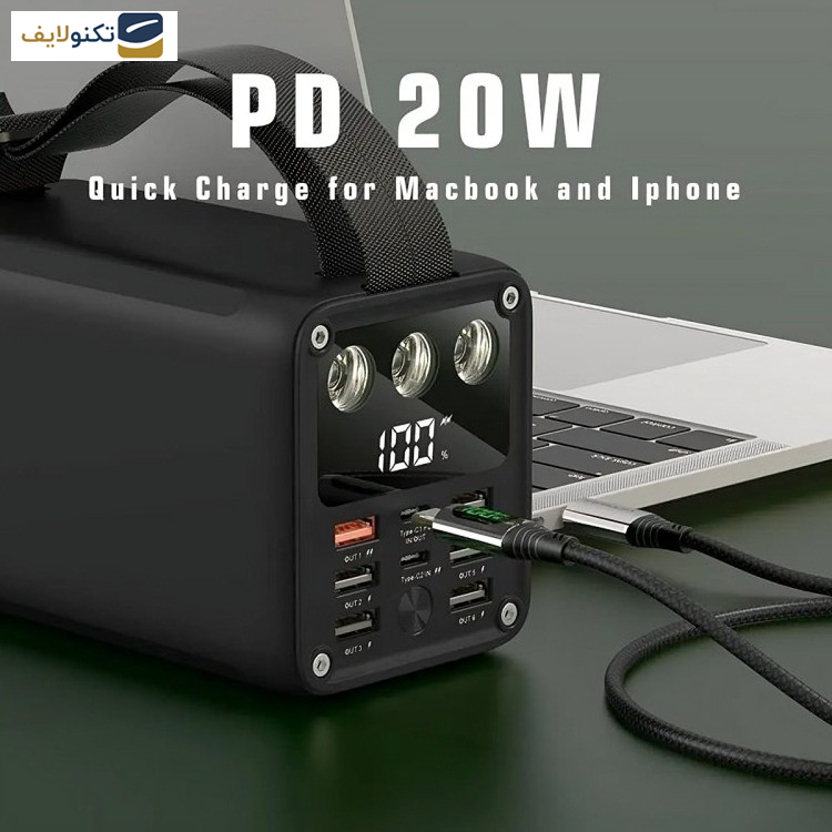 پاوربانک ژاند مدل XDCH-038 ظرفیت 60000 میلی آمپر ساعت پاوربانک ژاند مدل XDCH-038 ظرفیت 60000 میلی آمپر ساعت