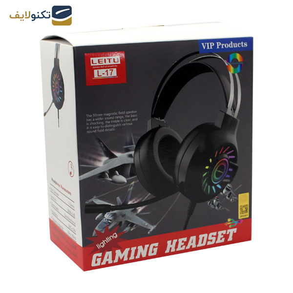 هدست مخصوص بازی لیتو مدل L - 17 هدست مخصوص بازی لیتو مدل L - 17