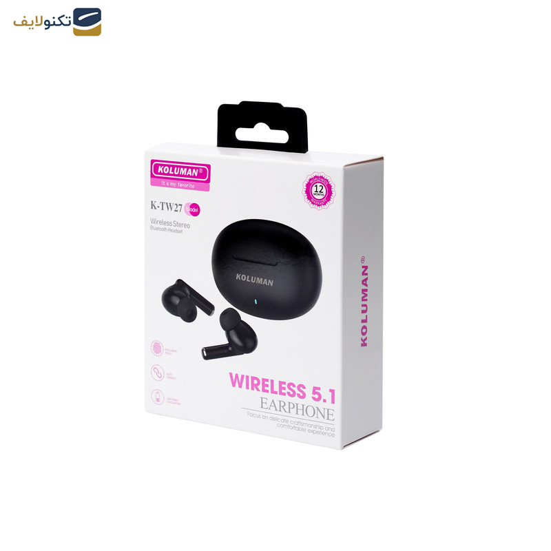 هدفون بلوتوثی کلومن مدل K-TW27 هدفون بلوتوثی کلومن مدل K-TW27