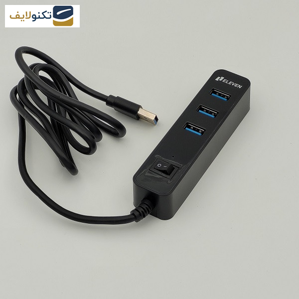 هاب 4 پورت USB 3.0 پورت ایلون مدل H302 هاب 4 پورت USB 3.0 پورت ایلون مدل H302