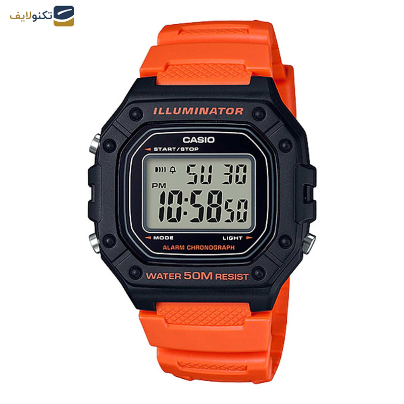 ساعت مچی دیجیتال مردانه کاسیو مدل W-218H-4B2 ساعت مچی دیجیتال مردانه کاسیو مدل W-218H-4B2