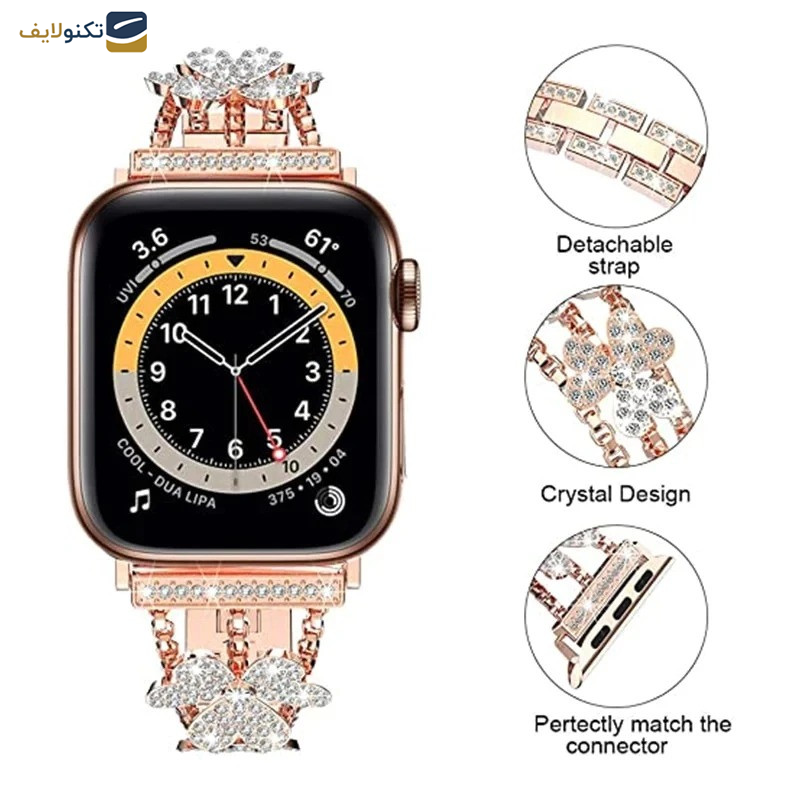 بند اپیکوی مدل Jasmine مناسب برای اپل واچ 42/44/45/49 میلی متری بند اپیکوی مدل Jasmine مناسب برای اپل واچ 42/44/45/49 میلی متری