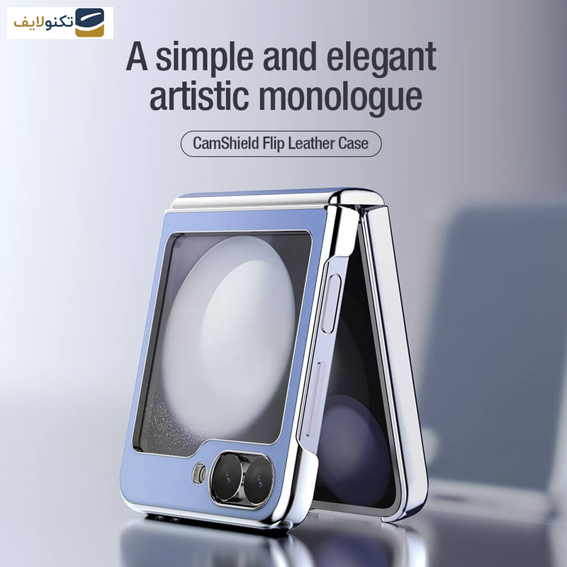 کاور نیلکین مدل CamShield Flip Leather مناسب برای گوشی موبایل سامسونگ Galaxy Z Flip 6 کاور نیلکین مدل CamShield Flip Leather مناسب برای گوشی موبایل سامسونگ Galaxy Z Flip 6