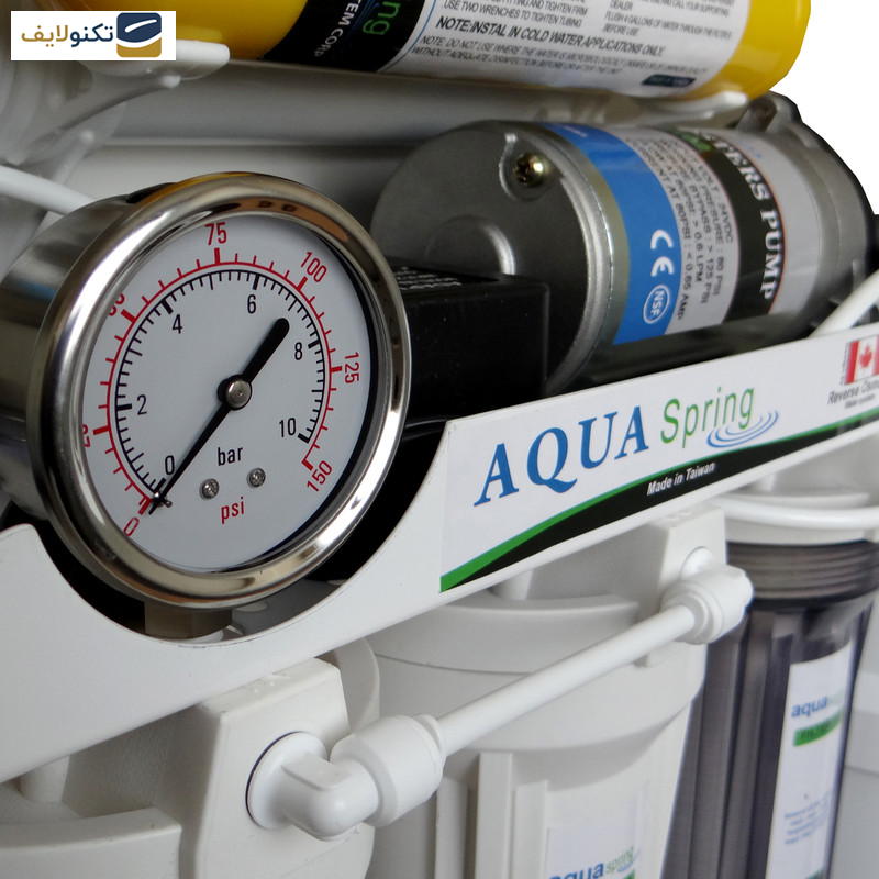 دستگاه تصفیه کننده آب آکوآ اسپرینگ مدل RO-NF7400 به همراه فیلتر تصفیه آب بسته 4 عددی دستگاه تصفیه کننده آب آکوآ اسپرینگ مدل RO-NF7400 به همراه فیلتر تصفیه آب بسته 4 عددی