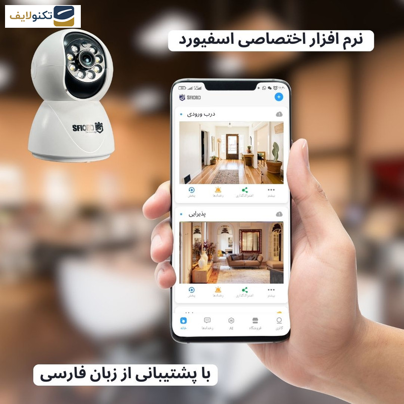 دوربین مداربسته تحت شبکه اسفیورد مدل SZM130 دوربین مداربسته تحت شبکه اسفیورد مدل SZM130