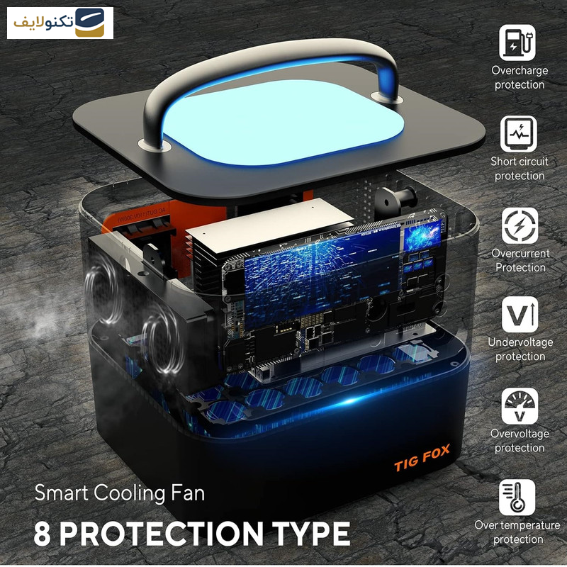 پاوربانک تیگ فکس مدل T500 ظرفیت 150000 میلی آمپر ساعت پاوربانک تیگ فکس مدل T500 ظرفیت 150000 میلی آمپر ساعت