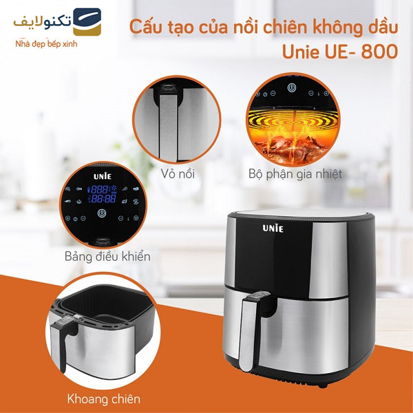 سرخ کن بدون روغن یونی مدل UE_800 سرخ کن بدون روغن یونی مدل UE_800
