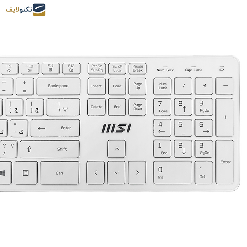 کیبورد و ماوس بی سیم ام اس آی مدل RF1430W-FS کیبورد و ماوس بی سیم ام اس آی مدل RF1430W-FS
