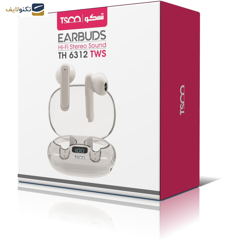 هدفون بلوتوثی تسکو مدل TH 6312TWS هدفون بلوتوثی تسکو مدل TH 6312TWS