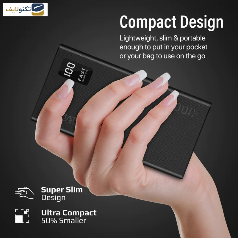 پاوربانک پرومیت مدل BOLT-20PRO.BLACK ظرفیت 20000 میلی آمپر ساعت پاوربانک پرومیت مدل BOLT-20PRO.BLACK ظرفیت 20000 میلی آمپر ساعت