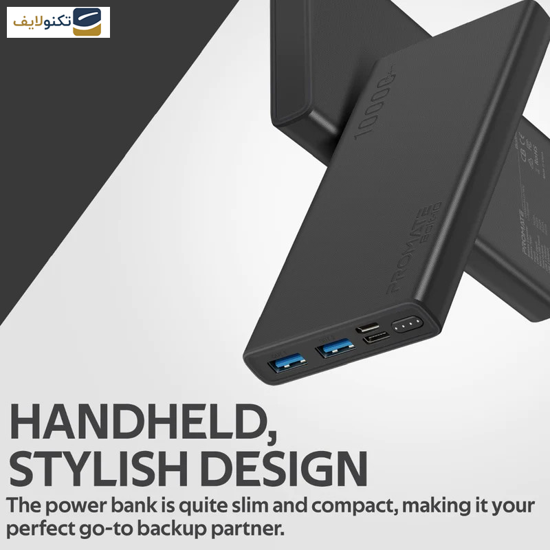 پاوربانک پرومیت مدل BOLT-10.BLACK ظرفیت 10000 میلی آمپر ساعت پاوربانک پرومیت مدل BOLT-10.BLACK ظرفیت 10000 میلی آمپر ساعت