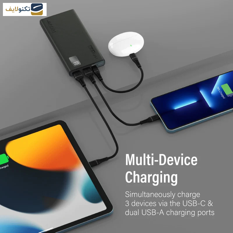 پاوربانک پرومیت مدل BOLT-10PRO.BLACK ظرفیت 10000 میلی آمپر ساعت پاوربانک پرومیت مدل BOLT-10PRO.BLACK ظرفیت 10000 میلی آمپر ساعت