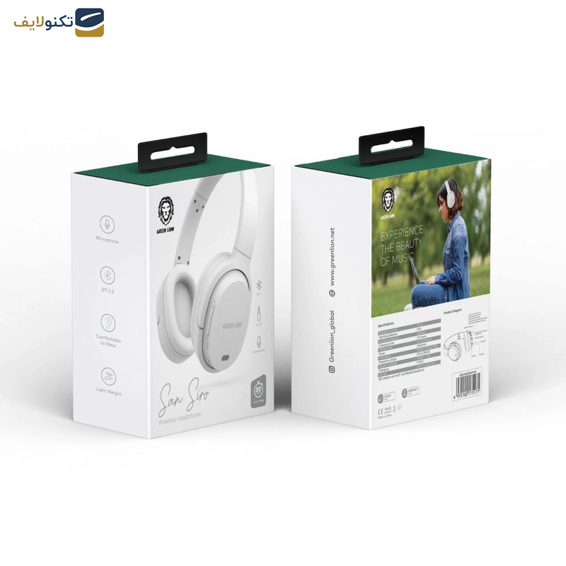 هدفون بلوتوثی گرین لاین مدل SAN SIRO- GNSANSIR هدفون بلوتوثی گرین لاین مدل SAN SIRO- GNSANSIR