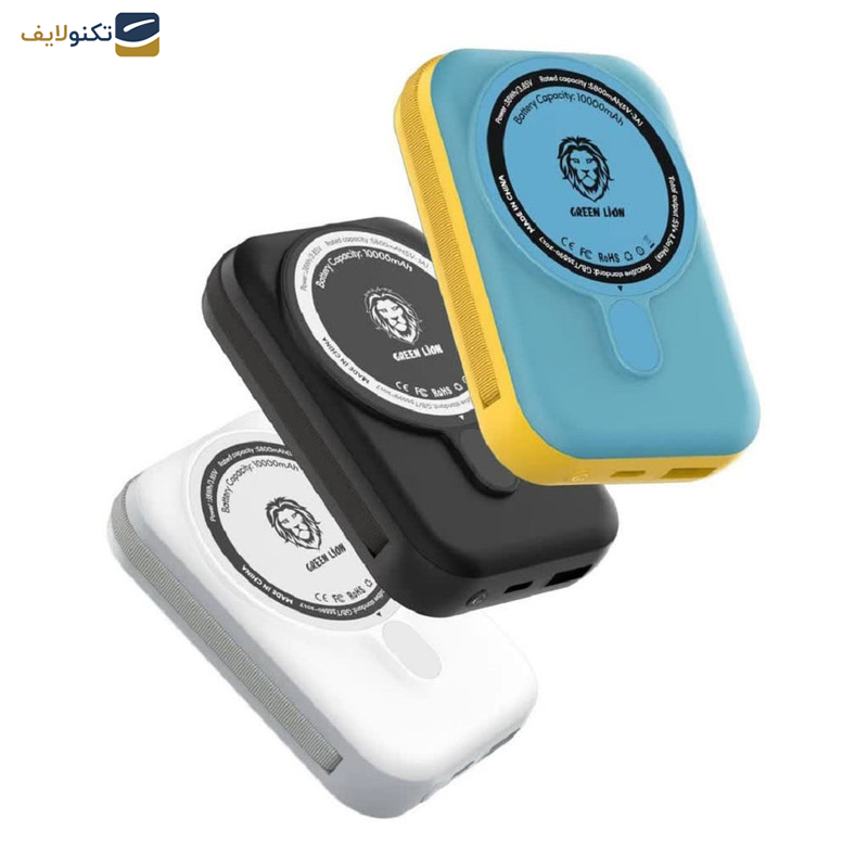 پاوربانک گرین لاین مدل Monaco MagSafe 22.5w ظرفیت 10000 میلی آمپر ساعت پاوربانک گرین لاین مدل Monaco MagSafe 22.5w ظرفیت 10000 میلی آمپر ساعت