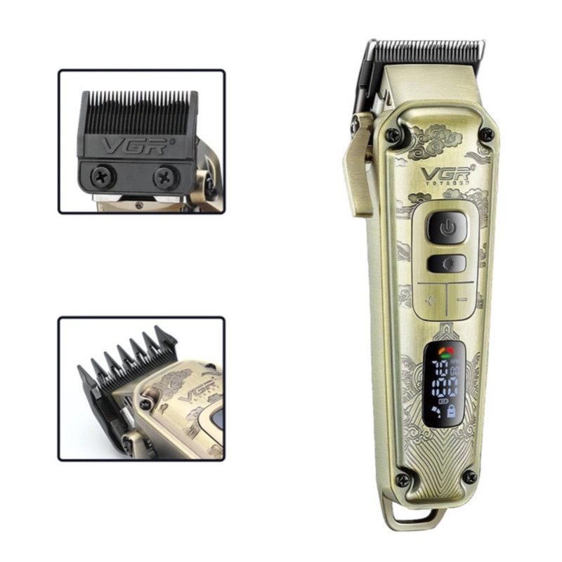 ماشین اصلاح موی سر و صورت وی جی ار مدل V-642 مجموعه 3 عددی