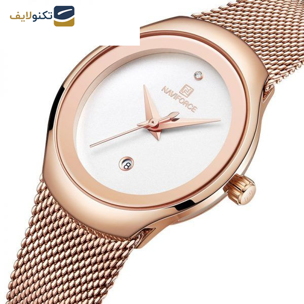 ساعت مچی عقربه ای زنانه نیوی فورس مدل NF5004/RGW ساعت مچی عقربه ای زنانه نیوی فورس مدل NF5004/RGW
