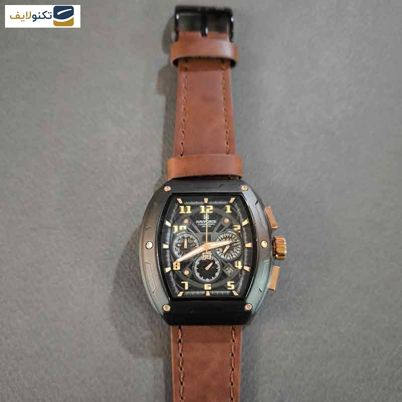 ساعت مچی عقربهای مردانه نیوی فورس مدل NF8053 BRBK ساعت مچی عقربهای مردانه نیوی فورس مدل NF8053 BRBK