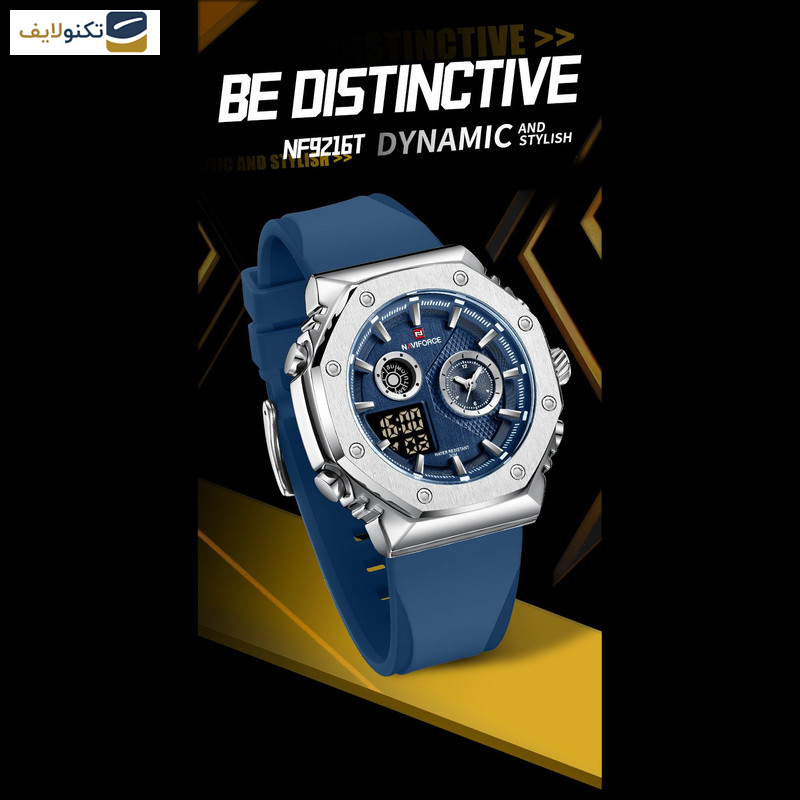 ساعت مچی عقربهای مردانه نیوی فورس مدل NF9216SBEBE ساعت مچی عقربهای مردانه نیوی فورس مدل NF9216SBEBE