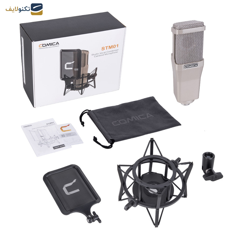 میکروفن استودیویی کامیکا مدل STM01 میکروفن استودیویی کامیکا مدل STM01
