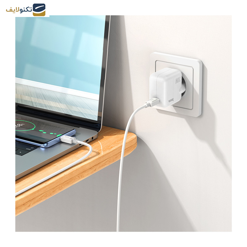 شارژر دیواری 30 وات هوکو مدل  C112A USB PD شارژر دیواری 30 وات هوکو مدل  C112A USB PD