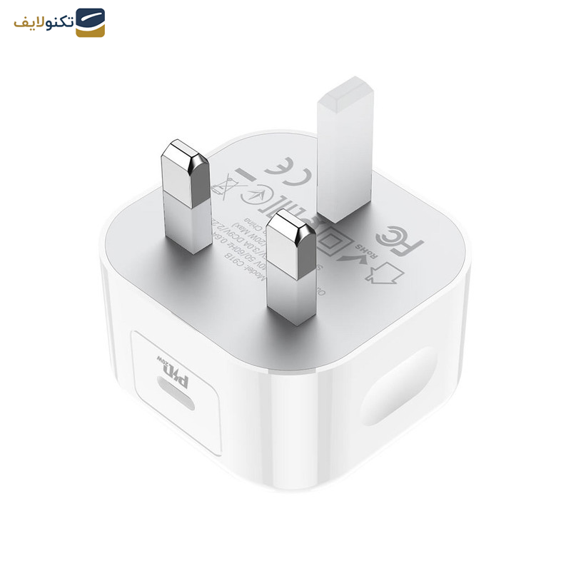 شارژر دیواری 20 وات هوکو مدل C91B USB شارژر دیواری 20 وات هوکو مدل C91B USB