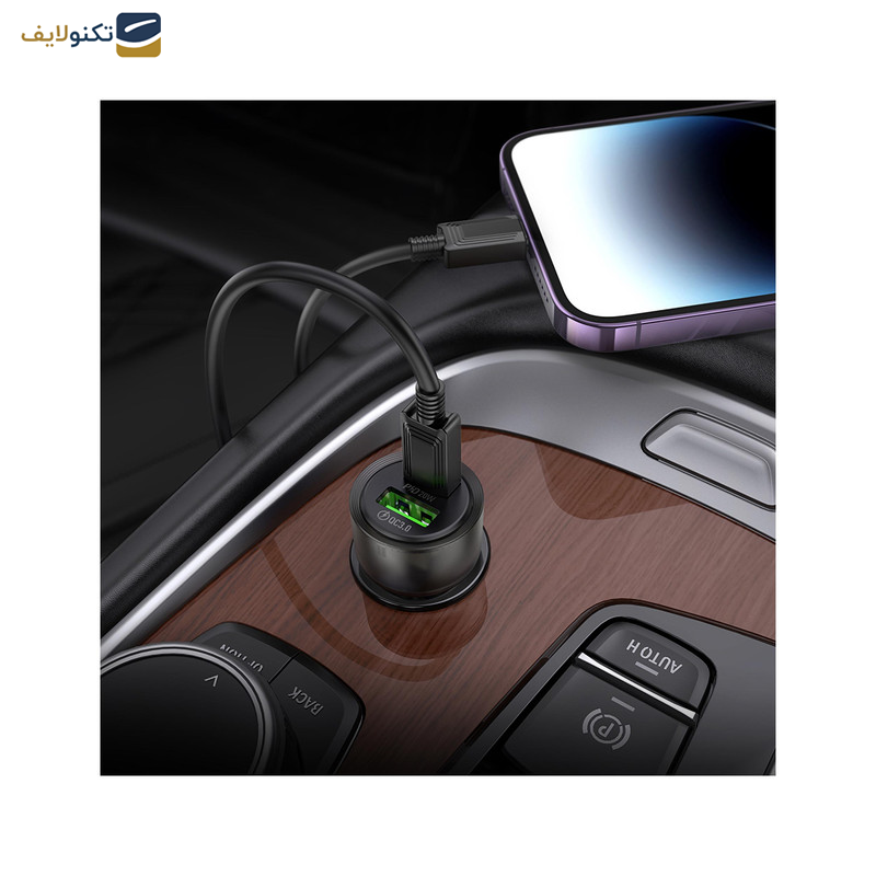 شارژر فندکی 38 وات هوکو مدل Z52 PD+QC3.0 شارژر فندکی 38 وات هوکو مدل Z52 PD+QC3.0