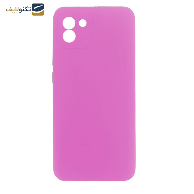 کاور مدل سیلیکونی مناسب برای گوشی موبایل سامسونگ Galaxy A03  کاور مدل سیلیکونی مناسب برای گوشی موبایل سامسونگ Galaxy A03