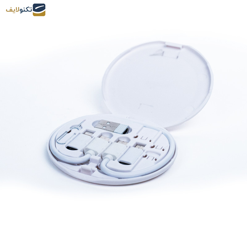 کابل تبدیل USB-C به USB-C / لایتنینگ / USB / micro-USB فوربری مدل RC190 طول 0.23 متر کابل تبدیل USB-C به USB-C / لایتنینگ / USB / micro-USB فوربری مدل RC190 طول 0.23 متر