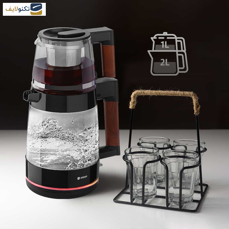 چای ساز اسنوا مدل  STM-GS1650BK چای ساز اسنوا مدل  STM-GS1650BK