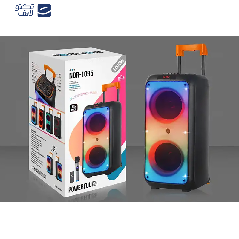 اسپیکر بلوتوثی قابل حمل مدل ndr 1095 اسپیکر بلوتوثی قابل حمل مدل ndr 1095