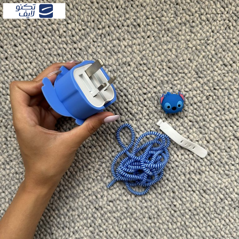 کاور شارژر دیواری اپیکوی مدل Stitch به همراه محافظ کابل کاور شارژر دیواری اپیکوی مدل Stitch به همراه محافظ کابل