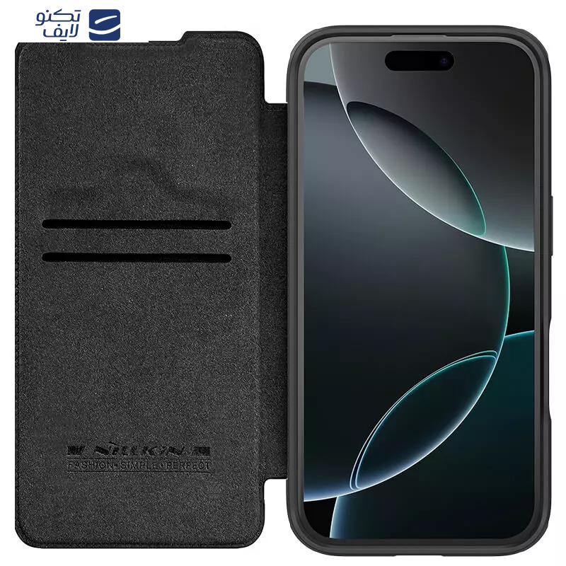 کیف کلاسوری نیلکین مدل Qin Pro Leather مناسب برای گوشی موبایل اپل iPhone 16 Pro Max کیف کلاسوری نیلکین مدل Qin Pro Leather مناسب برای گوشی موبایل اپل iPhone 16 Pro Max